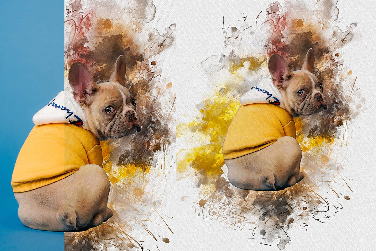 Ink & Watercolor Art PhotoshopAction, an Action Add-On by MRI STUDIO (Photo 2 of 11)