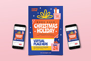Modern Christmas Holiday Sale Flyer, a Flyer Template by Tokosatsu (Thumbnail 1 of 5)