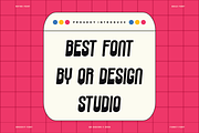 Cerosud - Groovy Font, a Sans Serif Font by QR Design Studio (Thumbnail 4 of 7)