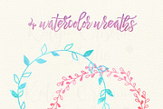 Watercolor Floral Element Set, a Texture Illustration by SOVA (Thumbnail 4 of 4)