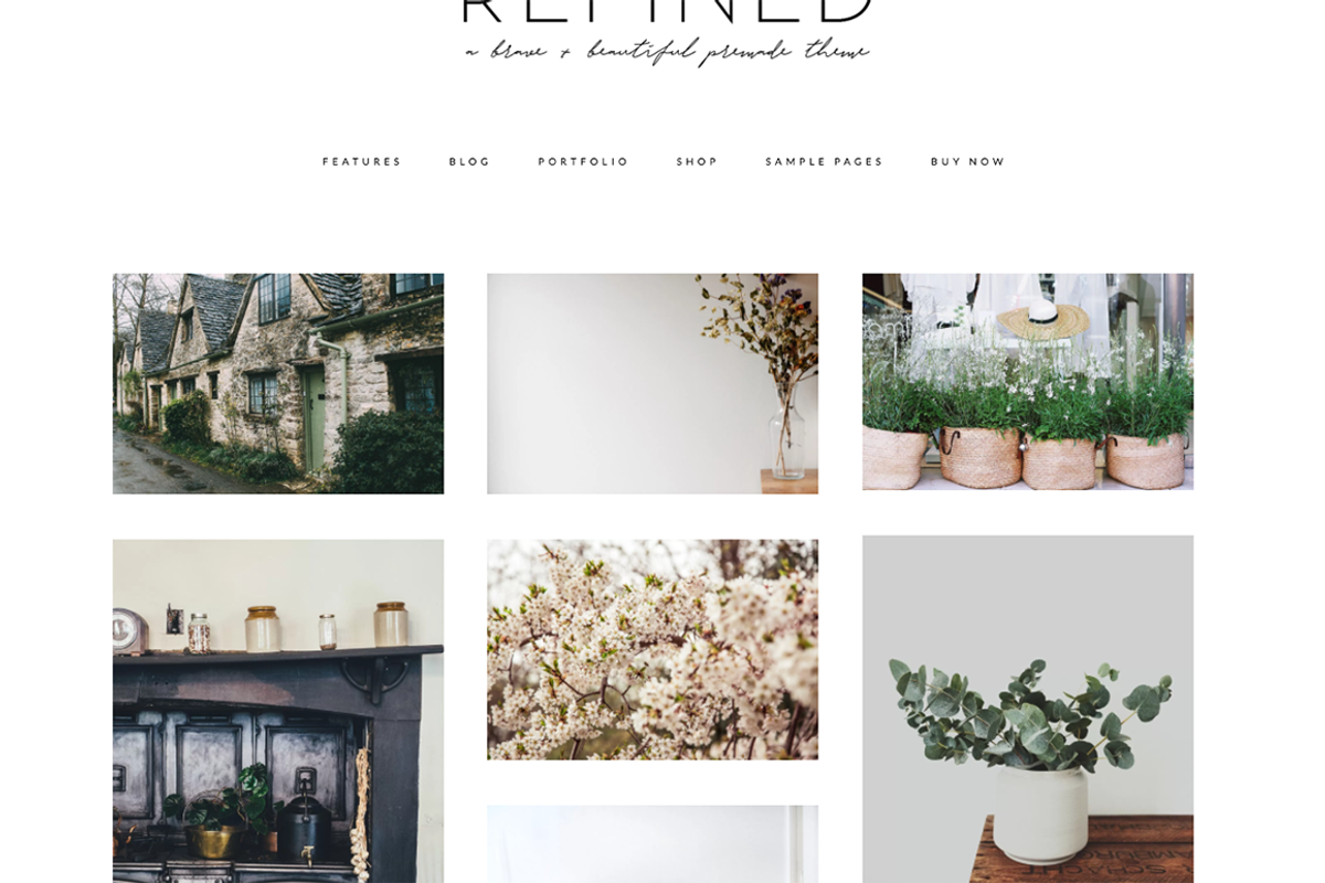 Refined Wordpress Theme, a WordPress Template by brave + beautiful designs (Photo 5 of 5)