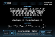 Shadow Chrome Typeface, a Serif Font by alit design (Thumbnail 16 of 17)