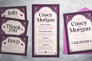 Floral Wedding Invitation Suite, an Invitation Template by The Good Store (Thumbnail 4 of 4)
