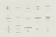 LE ARCHIVE | Logo Collection, a Branding & Logo Template by Duet Atelier (Thumbnail 7 of 13)