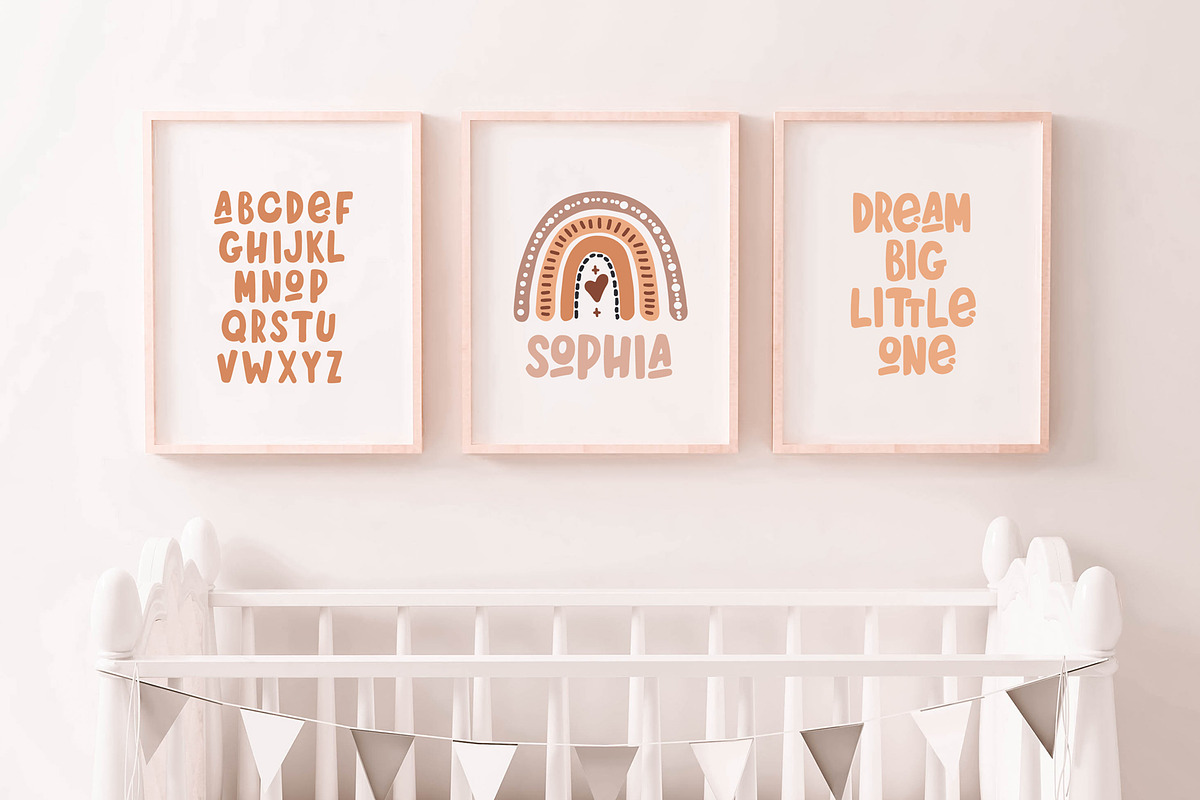 Cutie Dinosaur Font + Free Bonus preview 5
