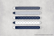 Navy and White Polka Dots, a Pattern Graphic by Julie Campbell (Thumbnail 10 of 10)