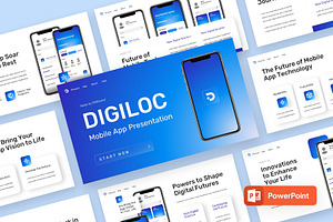 DIGILOC - Mobile App Powerpoint