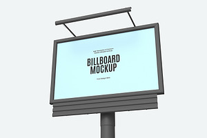Outdoor Billboard Mockup PSD, an Advertising Mockup by graphypix