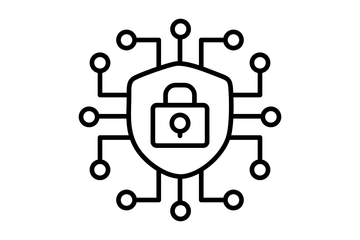 Cyber Security Line Icon, an Outline Icon by Pexelpy (Photo 2 of 2)