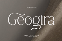 Geogira - Family Serif Typeface