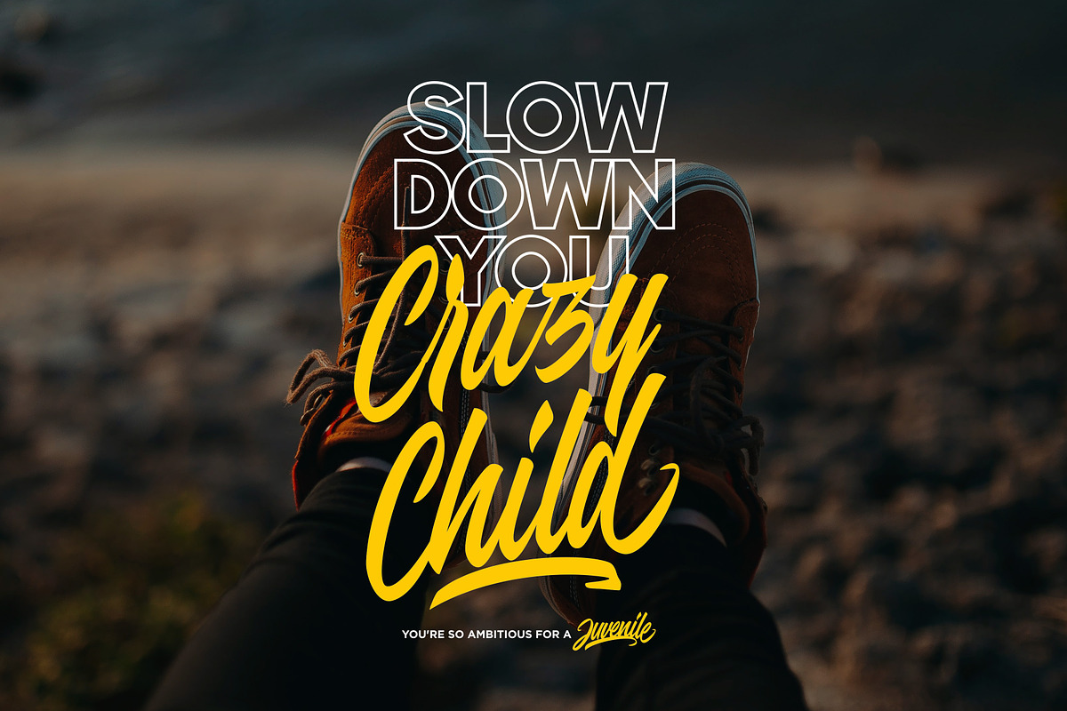 Juvenile Typeface preview 5