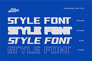 Versamore - Sport Display Font, a Sans Serif Font by ahweproject (Thumbnail 2 of 18)
