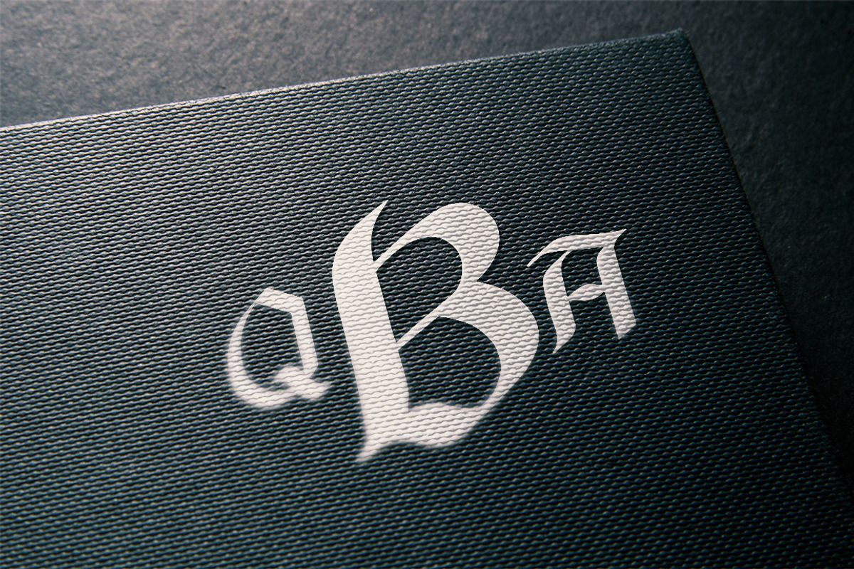 Black Monogram Creator with Frames preview 5
