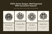 1500 Tattoo Symbols Icons, a Solid Icon by Creative Stall (Thumbnail 2 of 19)