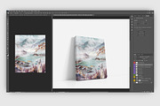 Canvas Ratio 4x5 Mockup Set, a Print Template by Mockups by Carlos Viloria (Thumbnail 2 of 11)