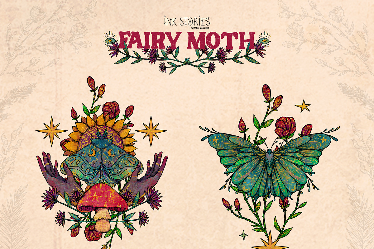 Fairy Moth, an Animal Illustration by Ink Stories (Photo 8 of 27)