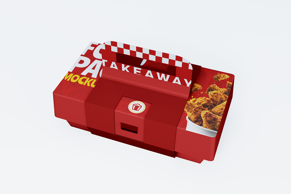 Takeaway Food Packaging Mockup, a Packaging Mockup by SLAB! Design (Photo 6 of 7)