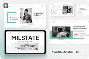 Real Estate Presentation Keynote, a Presentation Template by SquidPixey
