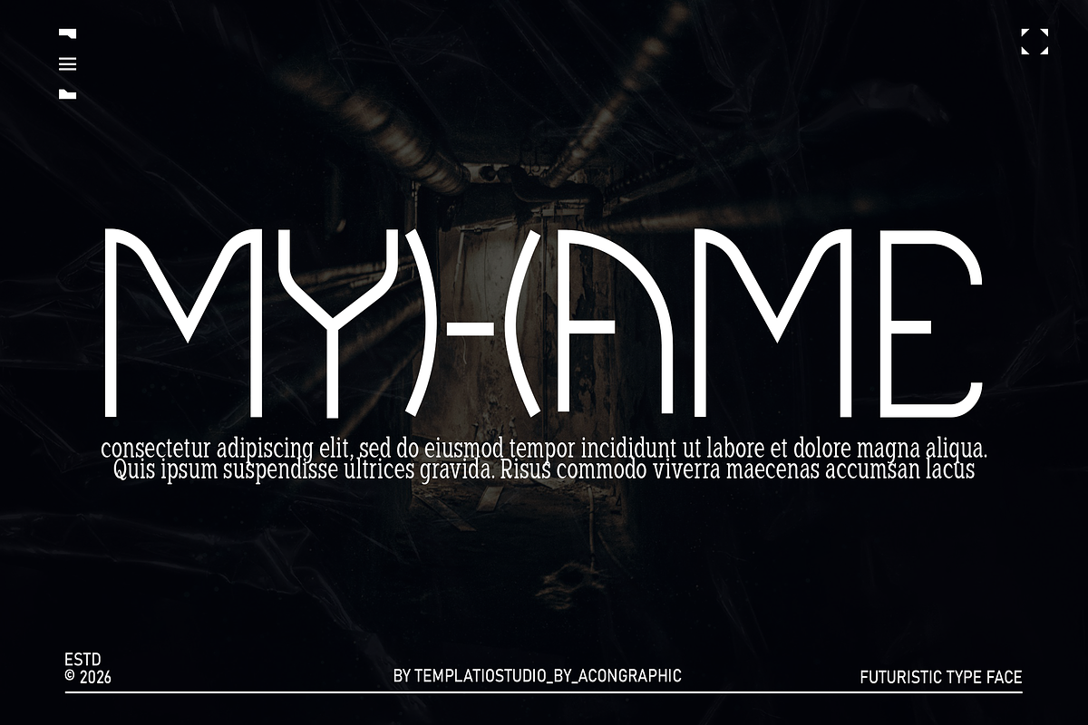 HEXAGON - Futuristic Sci-Fi Font, a Sans Serif Font by Templatiostudio (Photo 8 of 12)
