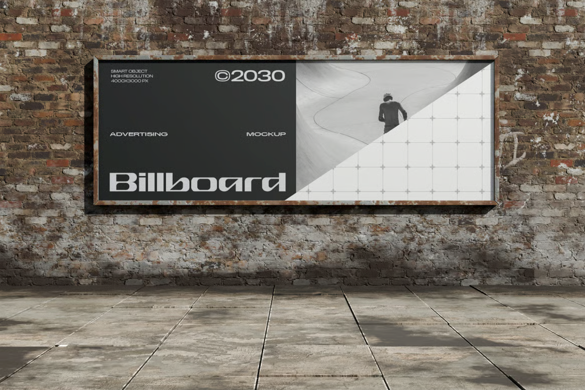 Outdoor Urban Billboard Mockup, an Advertising Mockup by graphicsauce (Photo 3 of 4)