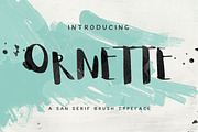 Ornette Script, a Script Font by BlueRobinDesignShop (Thumbnail 1 of 8)