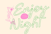 CS Blimie Dashed, a Script Font by Craft Supply Co. (Thumbnail 2 of 8)