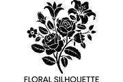 Elegant Floral Silhouette Set, an Object Graphic by Creativeshirt (Thumbnail 12 of 13)