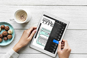 Procreate Typewriter Font Uppercase, a Brush Add-On by Nancy Ingersoll (Thumbnail 2 of 5)