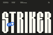 CS Striker – Condensed Display, a Sans Serif Font by Craft Supply Co. (Thumbnail 1 of 8)