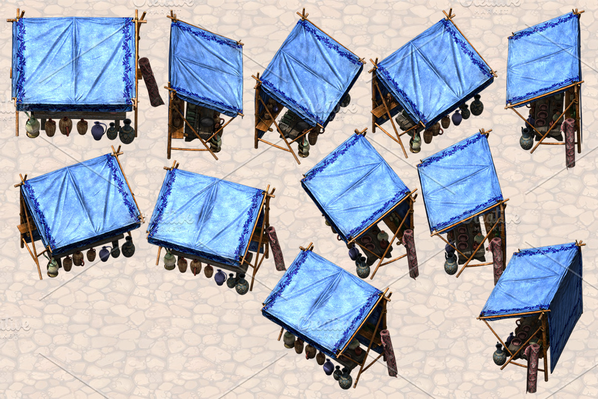 Isometric Ancient City Pack, an Object Graphic by Beatheart Creative Studio (Photo 59 of 77)