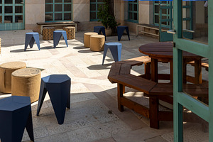 Modern Courtyard, an Architecture Photo by Imaginarium