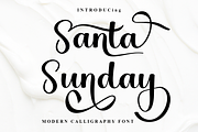Santa Sunday, a Handwritten Font by FreshTypeINK (Thumbnail 1 of 8)