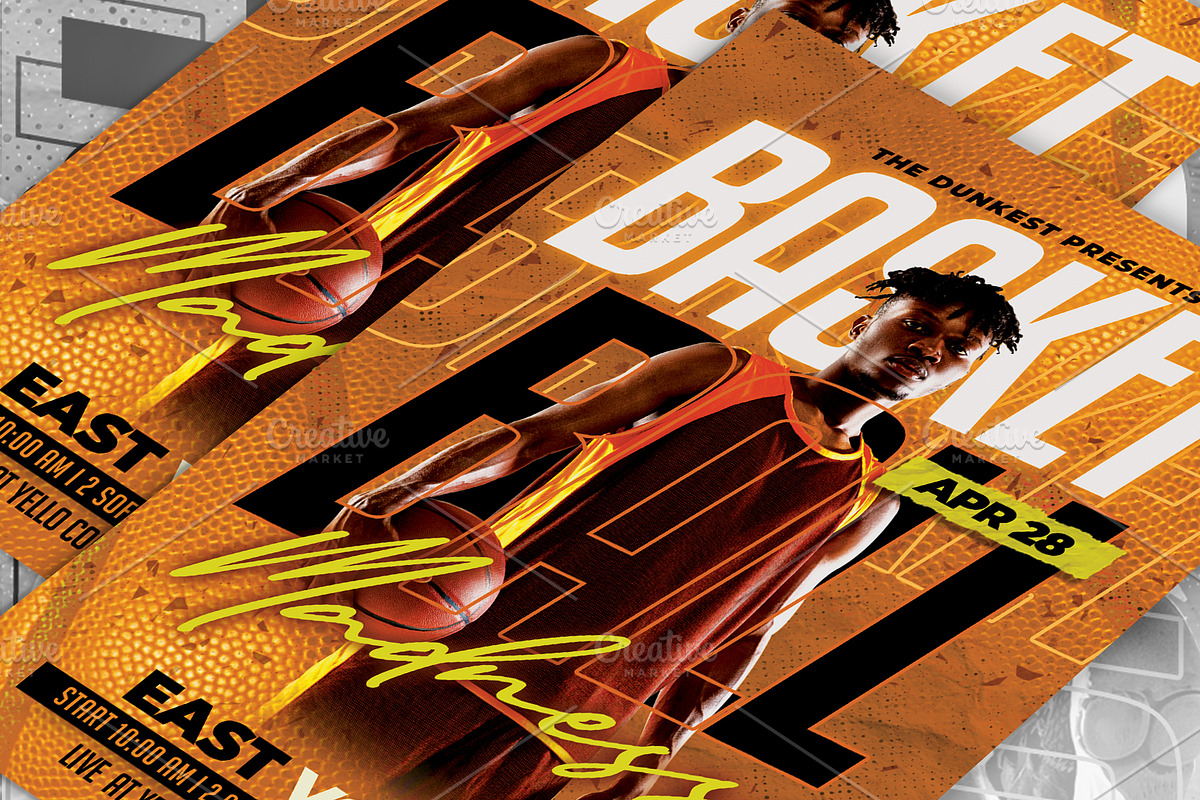 Basketball Flyer, a Flyer Template by AyumaDesign (Photo 3 of 3)