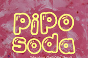 Retro Bubble Display Font-Pipo Soda, a Handwritten Font by ZoloDesignHub (Thumbnail 7 of 9)