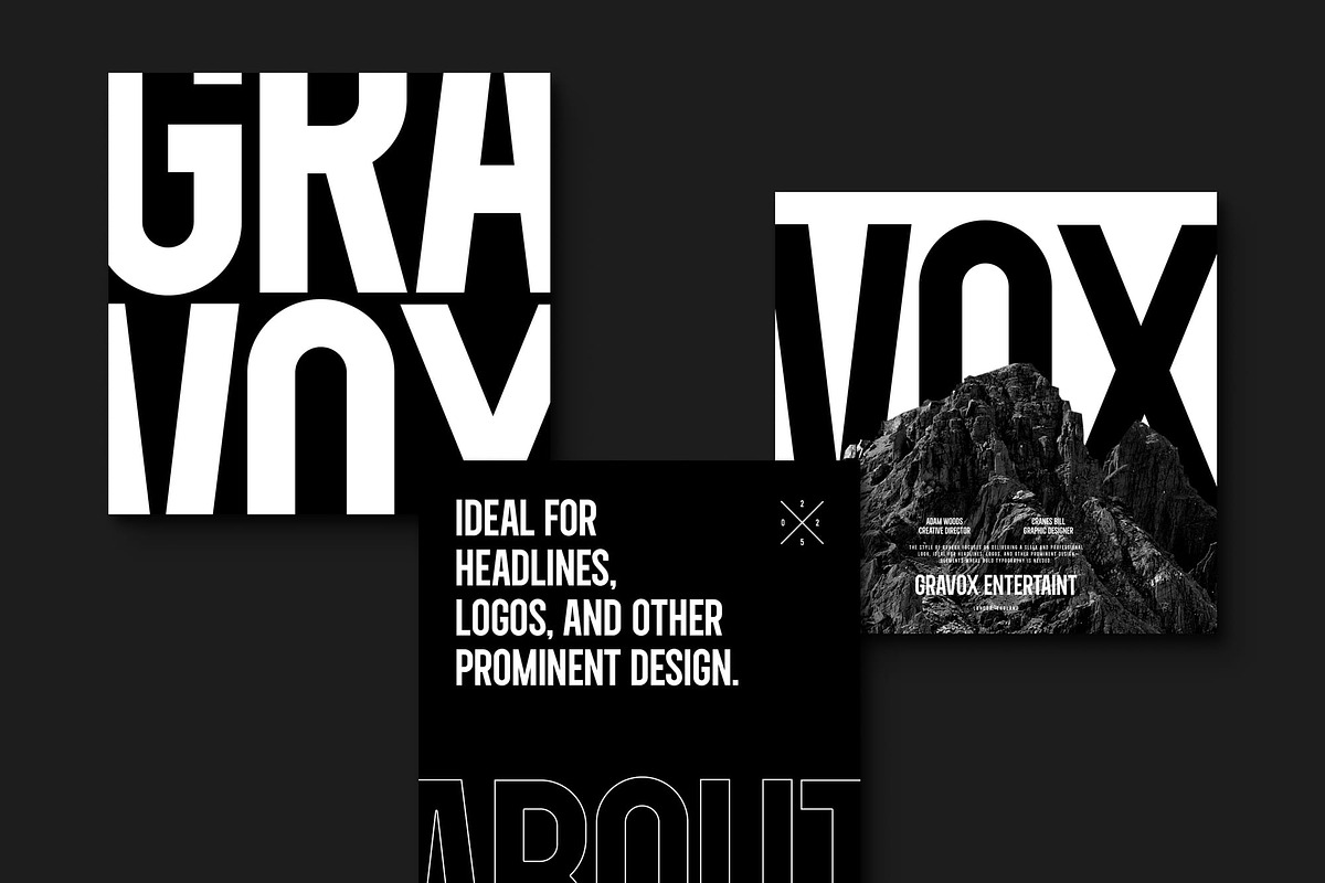 Gravox, a Sans Serif Font by Lemockup (Photo 6 of 12)