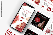 Butcher shop logo design, a Branding & Logo Template by MuzaInspires (Thumbnail 4 of 6)