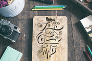 The Vissal script brush logo font, a Sans Serif Font by Ian Irwanwismoyo (Thumbnail 5 of 6)