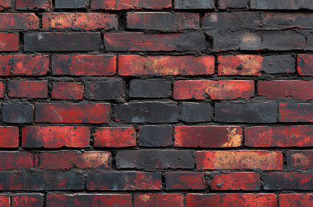 A red brick wall background, horizon, an Abstract Photo by Pixeness