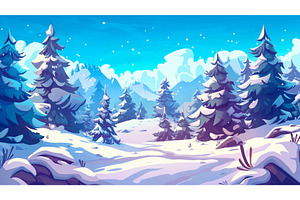 Gently Rolling Hills Blanketed In, an Object Illustration by LadadikArt