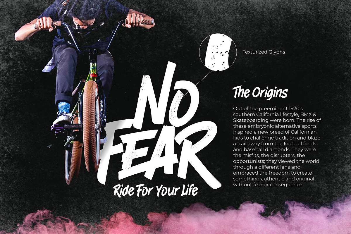 Land Of Fear - Street Type, a Handwritten Font by ikiiko (Photo 4 of 7)