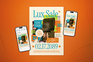 Furniture Sale Event Flyer Set, a Flyer Template by The Good Store