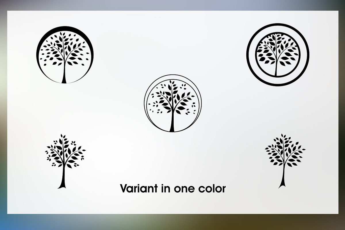 Set of logos trees, a Branding & Logo Template by BondarenkoNat (Photo 2 of 3)