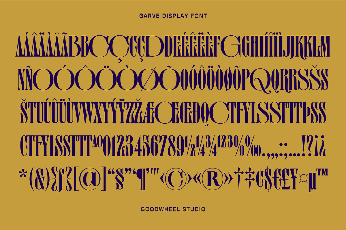 GW Garve, a Sans Serif Font by Goodwheel Studio (Photo 12 of 13)