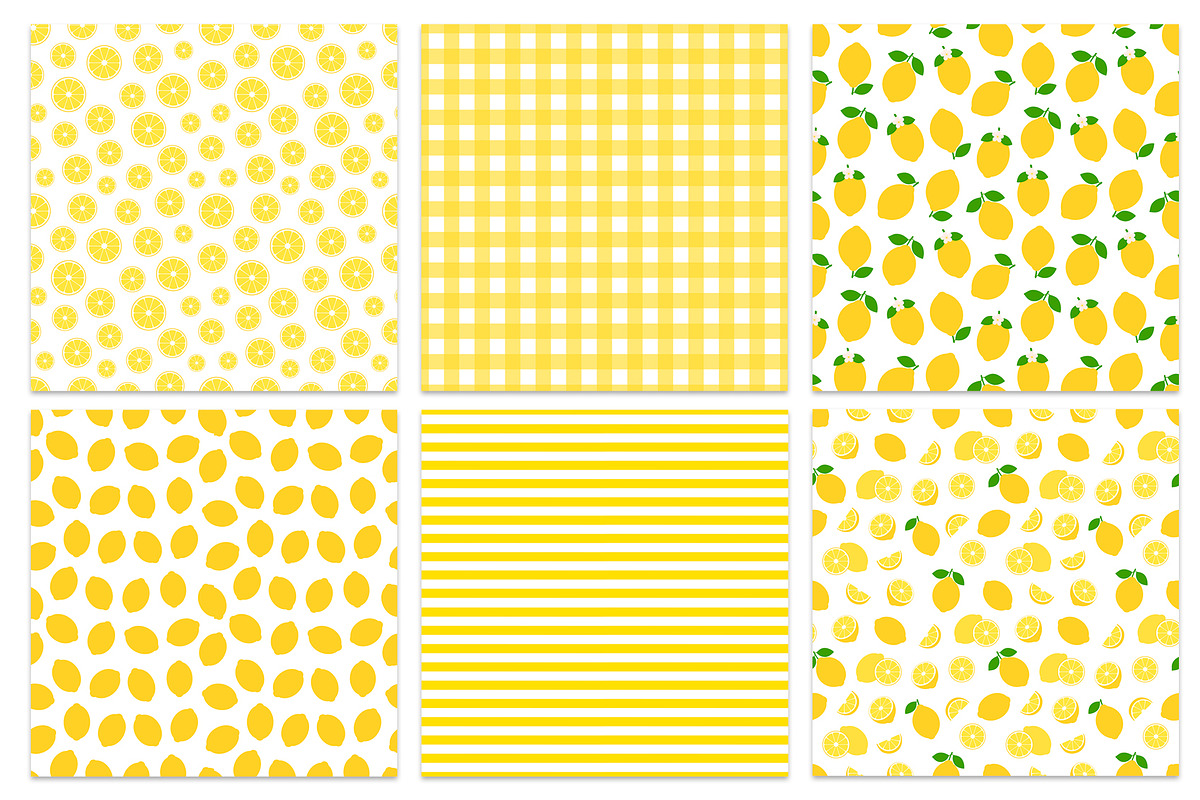Lemon pattern. Lemon background, a Pattern Graphic by IrinaShishkova (Photo 2 of 3)