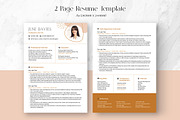 CANVA Resume Template / CV Set, a Resume Template by RWstudio (Thumbnail 4 of 8)