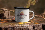 6 Outdoor Enamel Mug Mockup, a Cups & Container Mockup by Grow Design Craft Studio (Thumbnail 4 of 6)