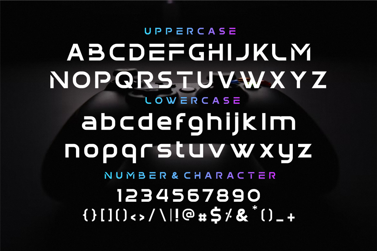 Ghenera Techno Font, a Sans Serif Font by Typegoals Studio (Photo 6 of 7)