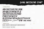 Long Weekend - Handwritten Font, a Font by Weape Studio (Thumbnail 8 of 8)