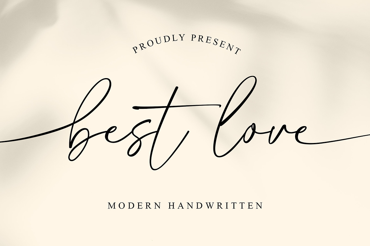 Best Love - A Romantic Font, a Script Font by MJB Letters (Photo 12 of 12)