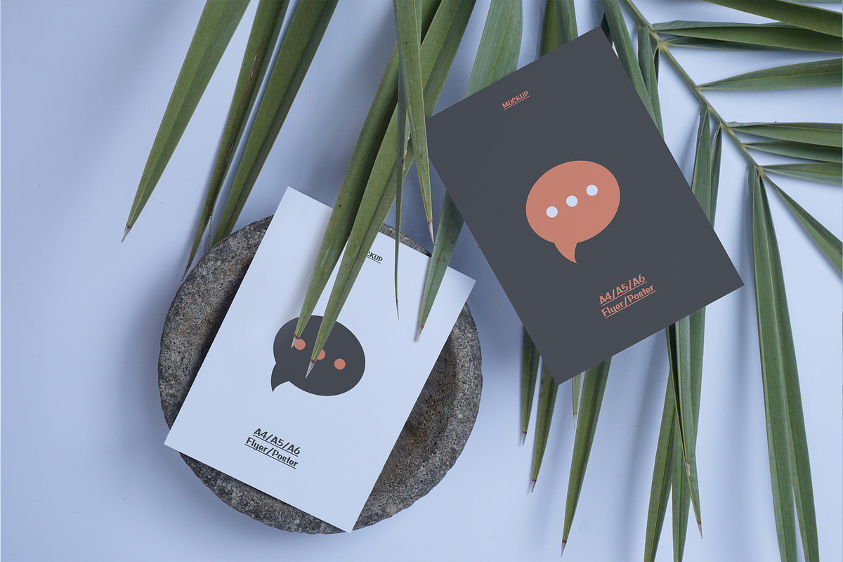 A6 Flyer / Postcard Mockup, a Print Template by Defa Visual (Photo 6 of 9)